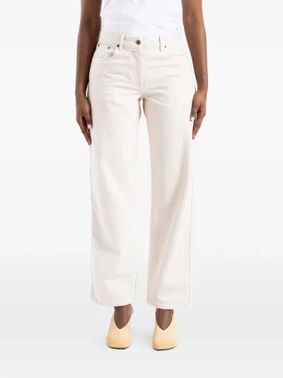 Casey Casey Paulo Straight-leg Jeans In White