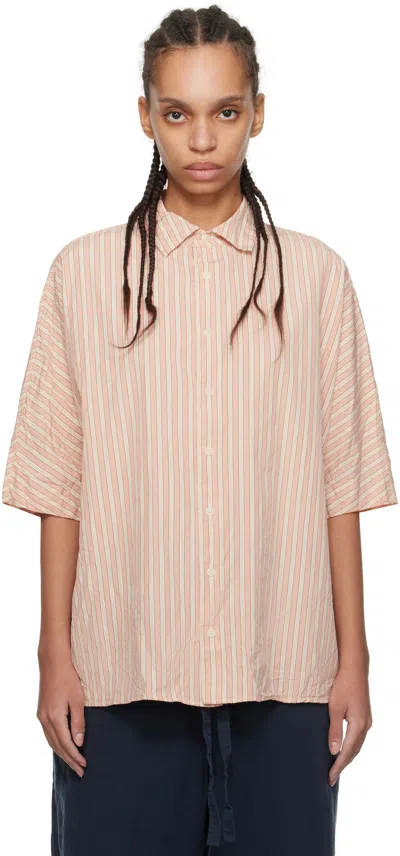 Casey Casey Pink Waga Soleil Shirt In Stripe