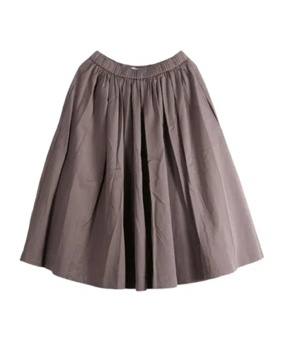 Casey Casey Pleated Skirt In Clay
