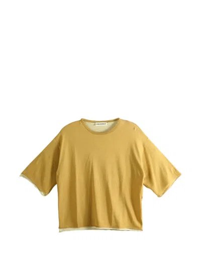 Casey Casey Rolled-edge Top In Brown