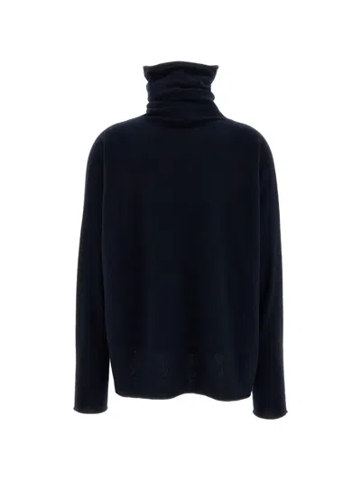 Casey Casey Roll-neck Cashmere Sweater In Blue