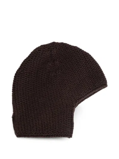 Casey Casey Rover Wool Beanie Hat In Brown