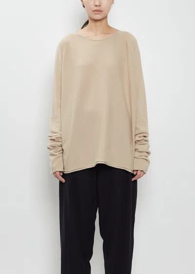 Casey Casey Seamless Cashmere Jumper In Sand