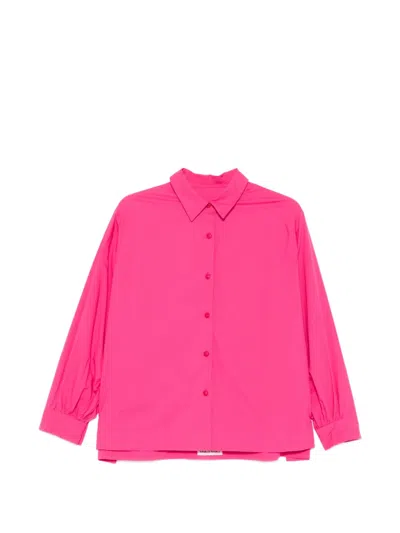 Casey Casey Side-slit Shirt In Pink