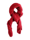 Casey Casey Softy Malred Scarf In Red