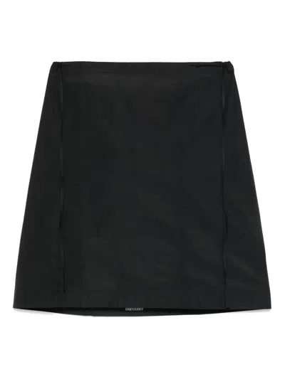 Casey Casey Square Mini Skirt In Black