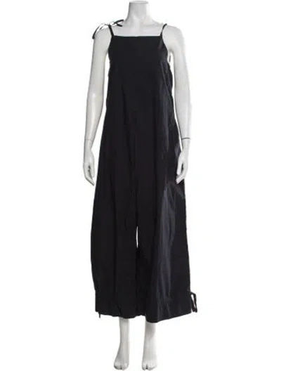 Pre-owned Casey Casey Square Neckline Jumpsuit In Blue