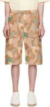 Casey Casey Ssense Exclusive Khaki Jog Ah Shorts In Khaki
