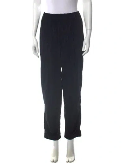 Pre-owned Casey Casey Straight Leg Pants In Black