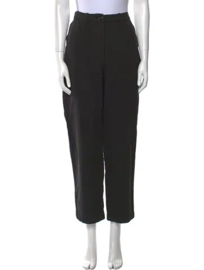Pre-owned Casey Casey Straight Leg Pants In Black
