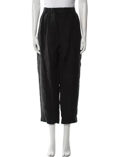 Pre-owned Casey Casey Straight Leg Pants In Black