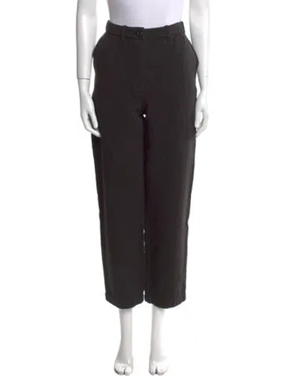 Pre-owned Casey Casey Straight Leg Pants In Black