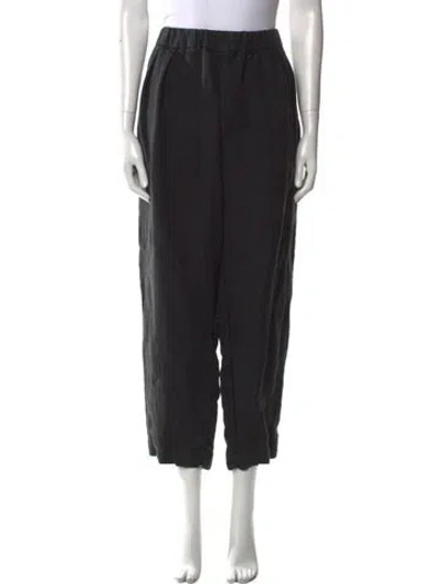 Pre-owned Casey Casey Straight Leg Pants In Black