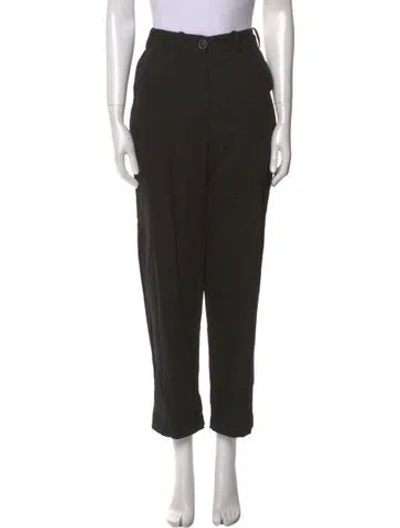 Pre-owned Casey Casey Straight Leg Pants In Black