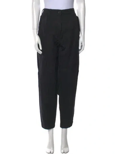 Pre-owned Casey Casey Straight Leg Pants In Black