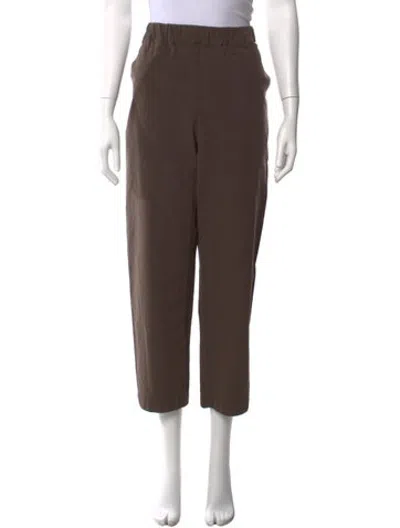 Pre-owned Casey Casey Straight Leg Pants In Brown