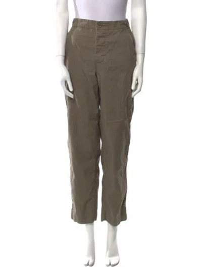 Pre-owned Casey Casey Straight Leg Pants In Green