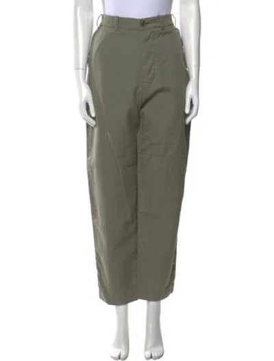 Pre-owned Casey Casey Straight Leg Pants In Green