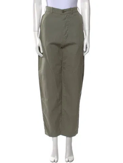 Pre-owned Casey Casey Straight Leg Pants In Green