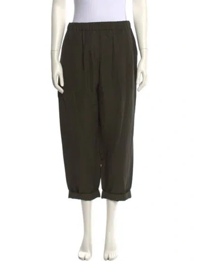 Pre-owned Casey Casey Straight Leg Pants In Green