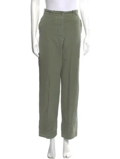 Pre-owned Casey Casey Straight Leg Pants In Green