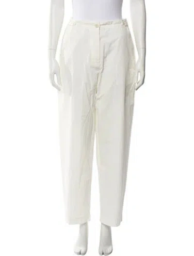 Pre-owned Casey Casey Straight Leg Pants In Neutral