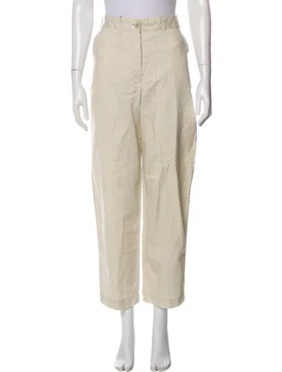 Pre-owned Casey Casey Straight Leg Pants In Neutral