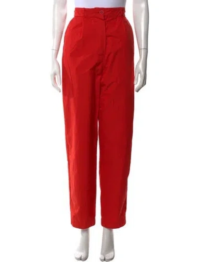 Pre-owned Casey Casey Straight Leg Pants W/ Tags In Red