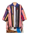 Casey Casey April Shirt-stripe Patchwork In Multicolor