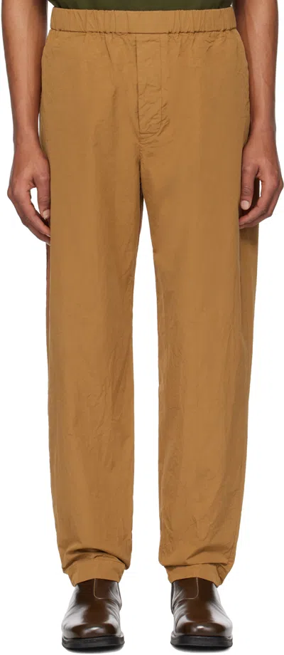 Casey Casey Tan Jog Ah Trousers In Almond