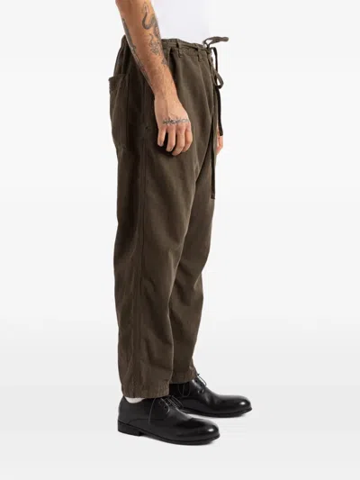 Casey Casey Tie Me Up Trousers In Brown