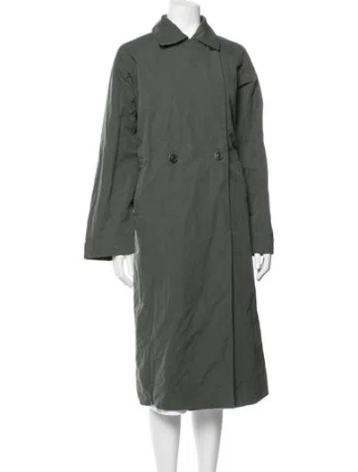 Pre-owned Casey Casey Trench Coat In Grey