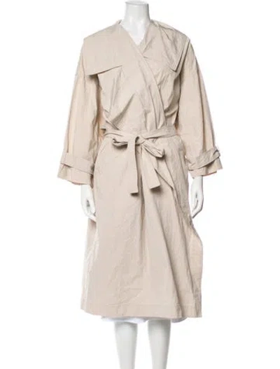Pre-owned Casey Casey Trench Coat In Neutral