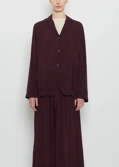 Casey Casey Val Fluid Jacket In Purple