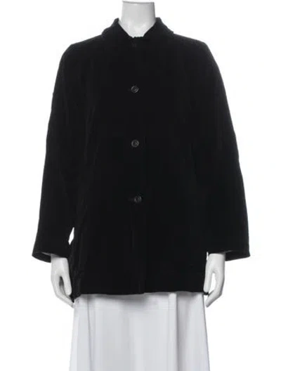 Pre-owned Casey Casey Velvet Jacket In Black