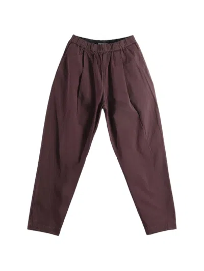 Casey Casey Verger Pleated Elasticated-waist Trousers In Purple