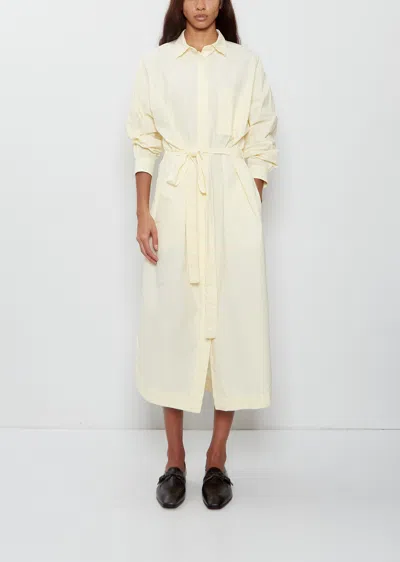 Casey Casey Waga Paper Cotton Shirt Dress In White