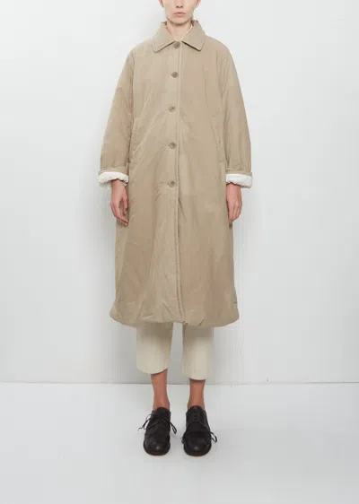 Casey Casey Waxed Cotton Sally Coat In Neutral