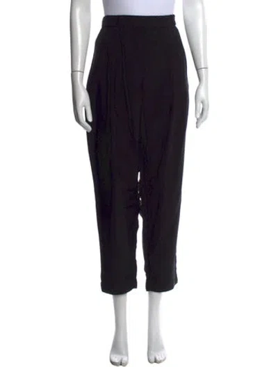 Pre-owned Casey Casey Wide Leg Pants In Black