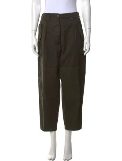 Pre-owned Casey Casey Wide Leg Pants In Green