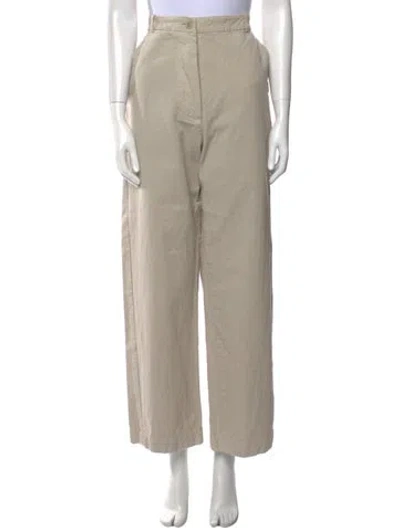 Pre-owned Casey Casey Wide Leg Pants In Neutral
