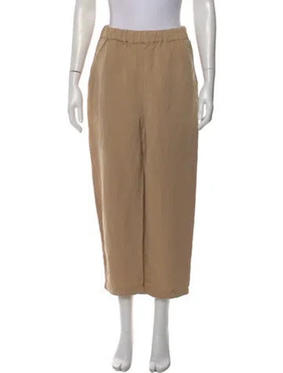 Pre-owned Casey Casey Wide Leg Pants In Neutral