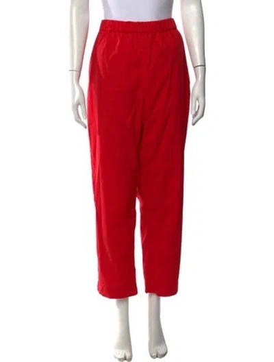Pre-owned Casey Casey Wide Leg Pants W/ Tags In Red