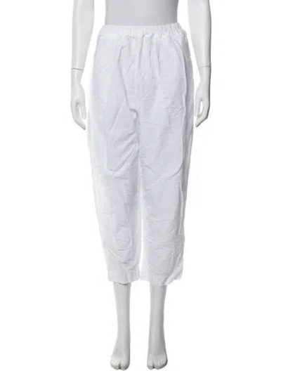 Pre-owned Casey Casey Wide Leg Pants In White