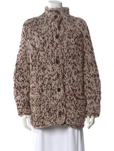 Pre-owned Casey Casey Wool Tweed Pattern Sweater In Multi