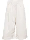 Casey Casey Yama Cotton Shorts In Neutrals