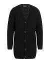 Casey∘casey Man Cardigan Black Size M Wool In Black