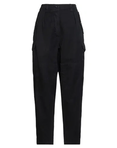 Casey∘casey Woman Pants Midnight Blue Size L Cotton, Linen In Black