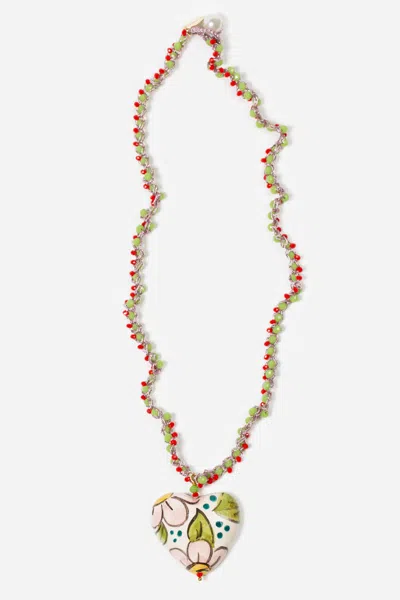 Cashfana Corazoncito Necklace By  In Multi
