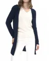 Cashmere Clouds Longline Cardigan In Navy